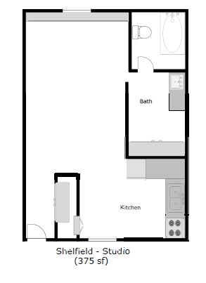 Floorplan - Shelfield Apartments