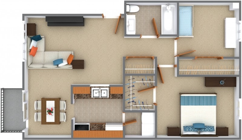 Mumbai Floor Plan - High Point Commons Apartments