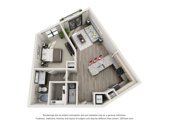 Floorplan - The Mallory Eastside