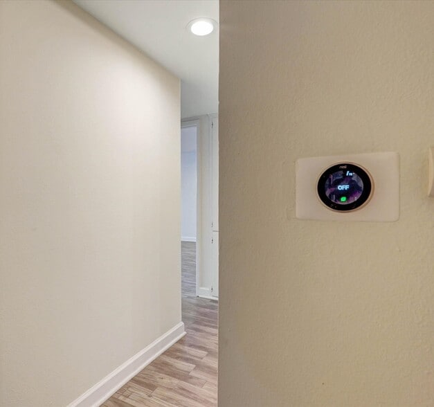 Hallway showing Nest Thermostat - 4637 Willis Ave