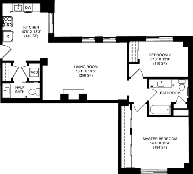 Floorplan - Park Heights by the Lake Apartments