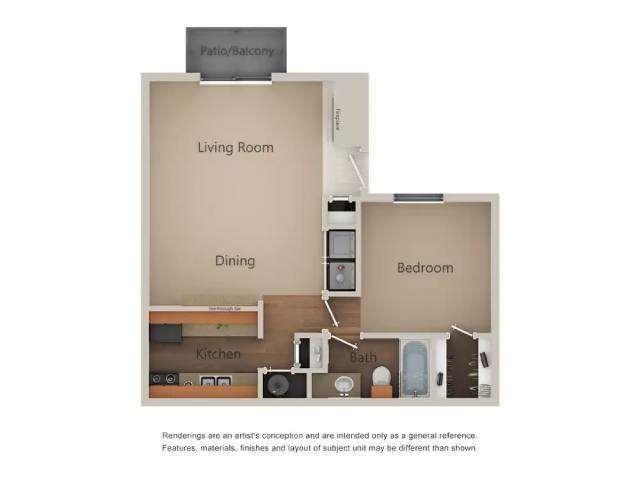 Floorplan - South Meadows Apartments