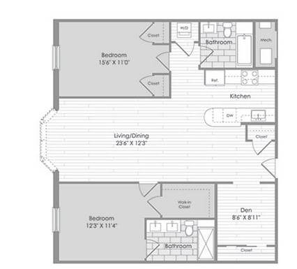 2BR/2BA - Gatehouse 75