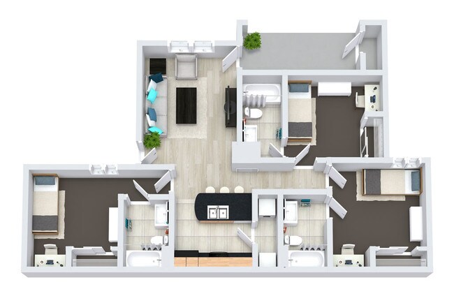 3 bed 3 bath - Gateway at Denton