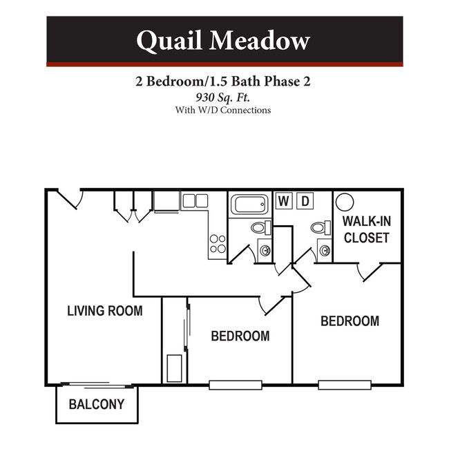 Floorplan - Quail Meadow Apartments