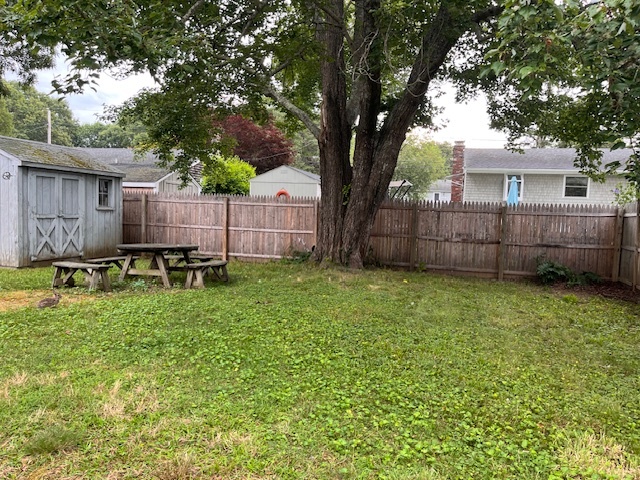 Fenced in Back yard - 103 Alder Rd