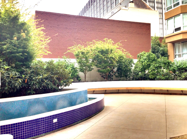 Interior courtyard for reading and relaxing - 750 Van Ness Ave