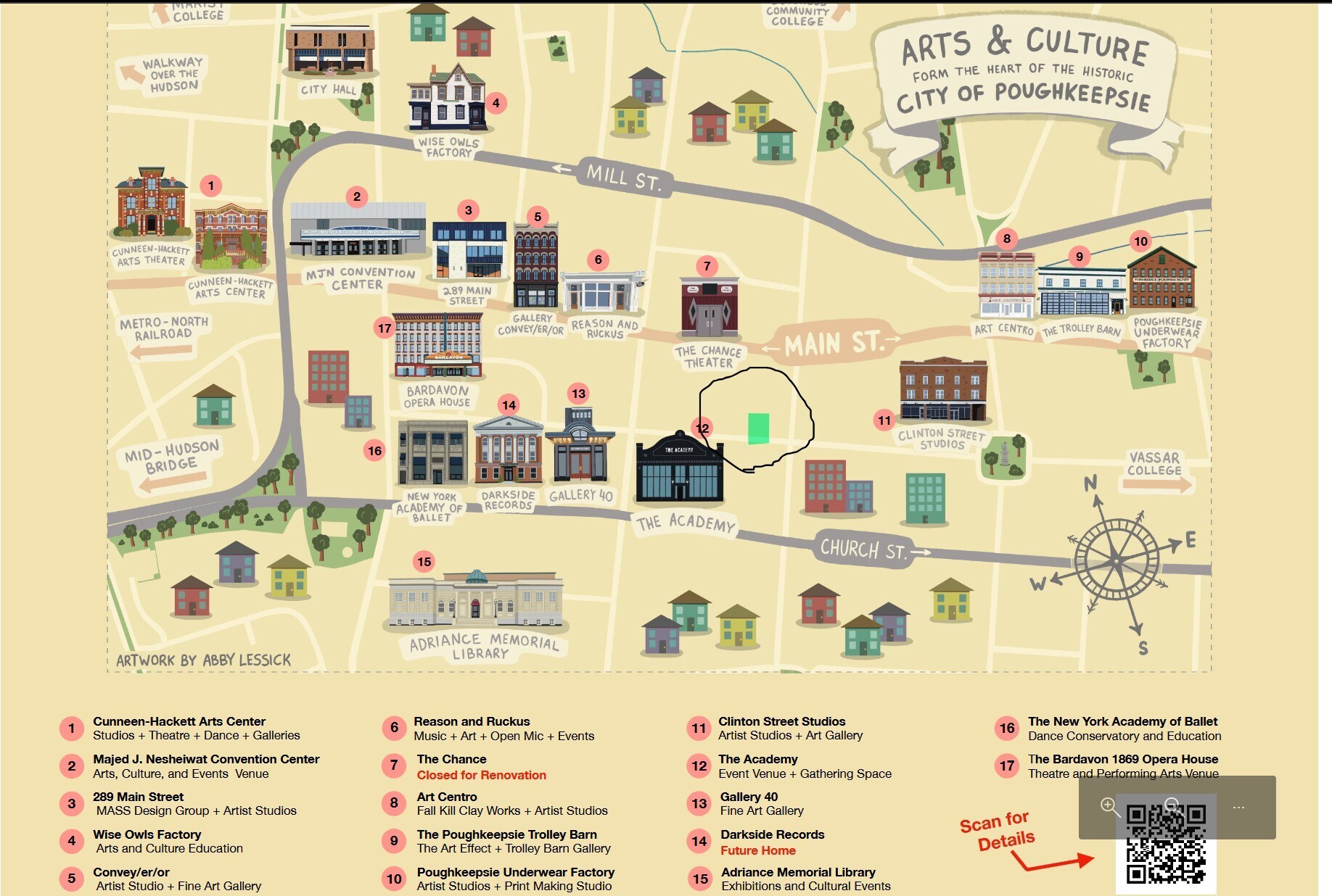 Poughkeepsie Map - 81 Cannon St