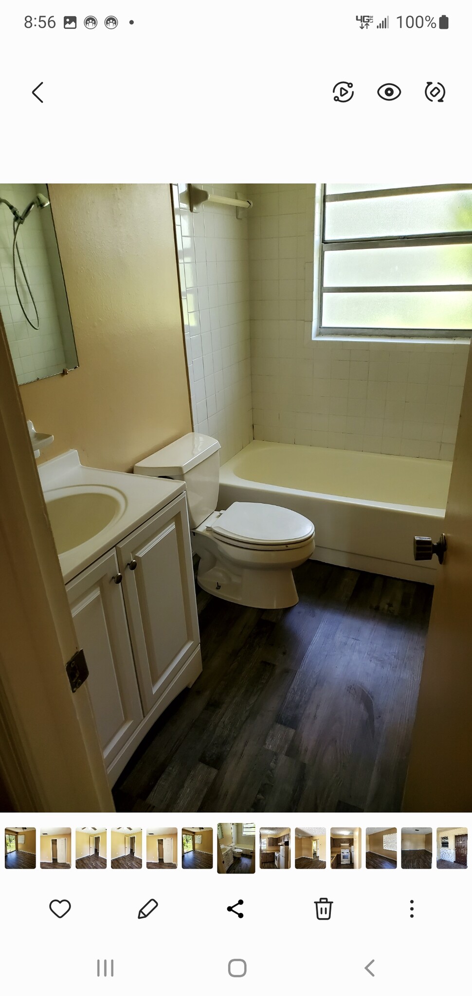 Bathroom new cabinet flooring and paint - 6534 West Norvell Bryant Highway