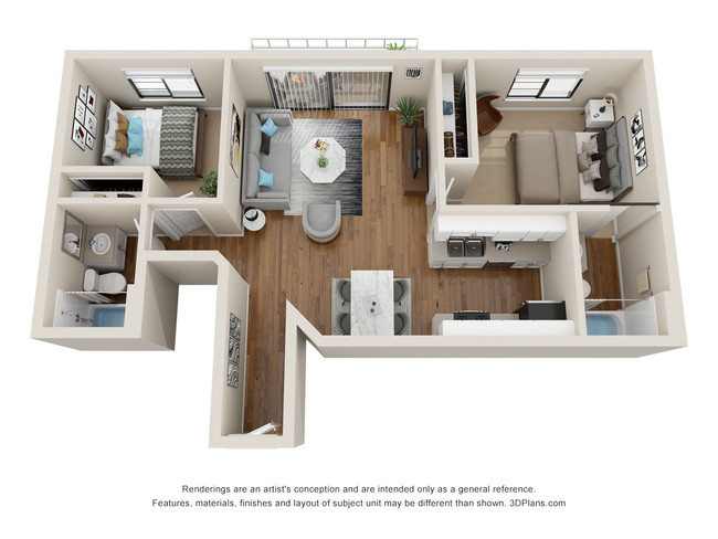 Floorplan - The Jeremy Apts