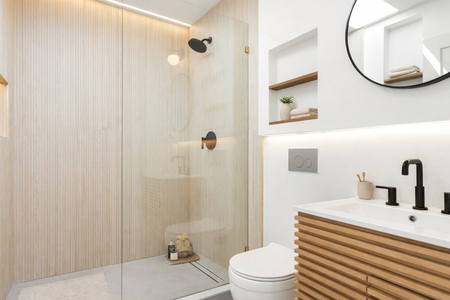 Staged bathroom - 23046 Saticoy St