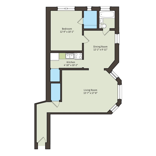 Floorplan - 5474-5480 S. Hyde Park Boulevard