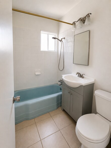 bathroom with new vanity - 4091 Rosecrans Ave