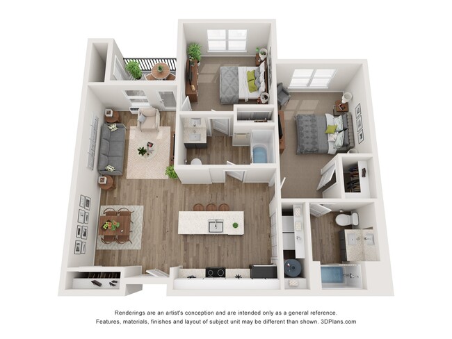 Floorplan - Timberview Apartments