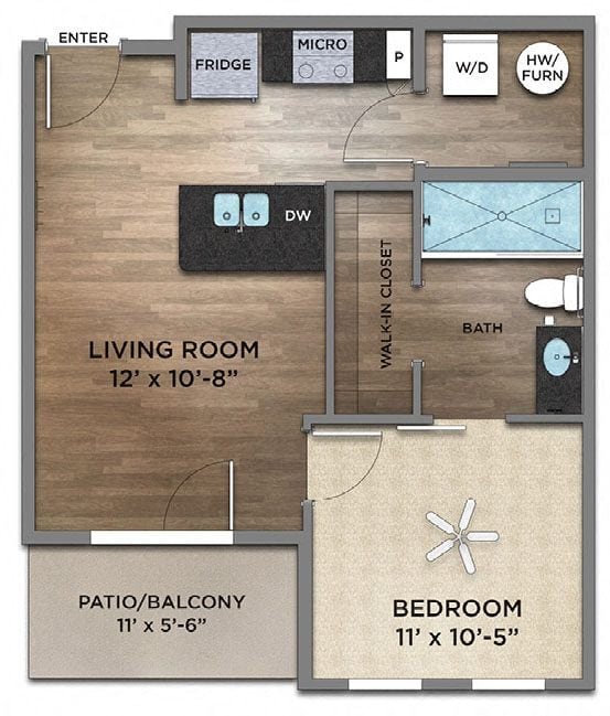 Floorplan - Century Baxter Ave