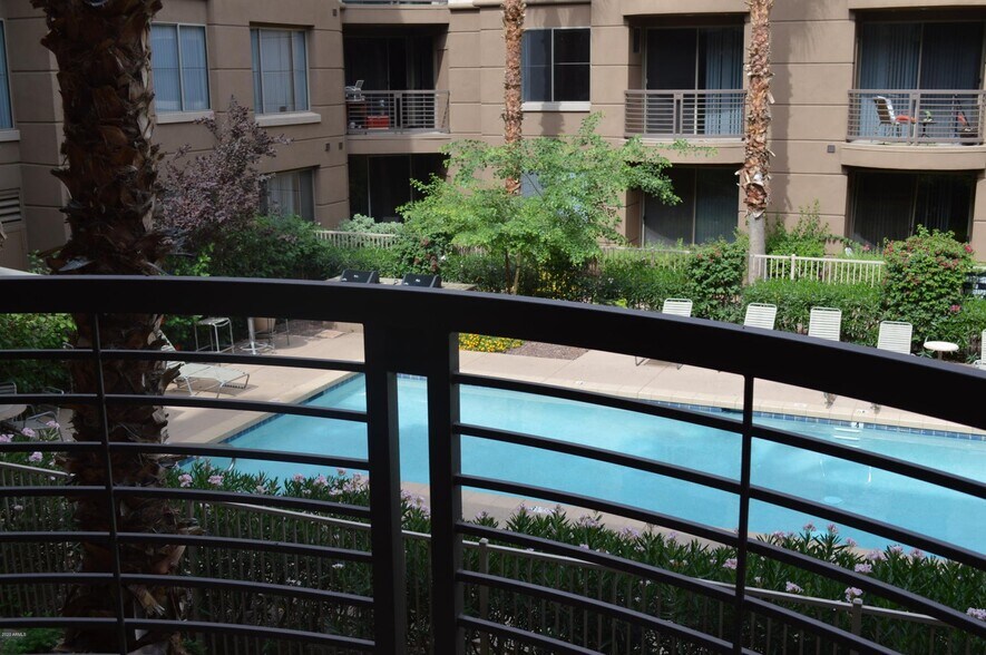 view of pool from Balcony - 1701 E Colter St
