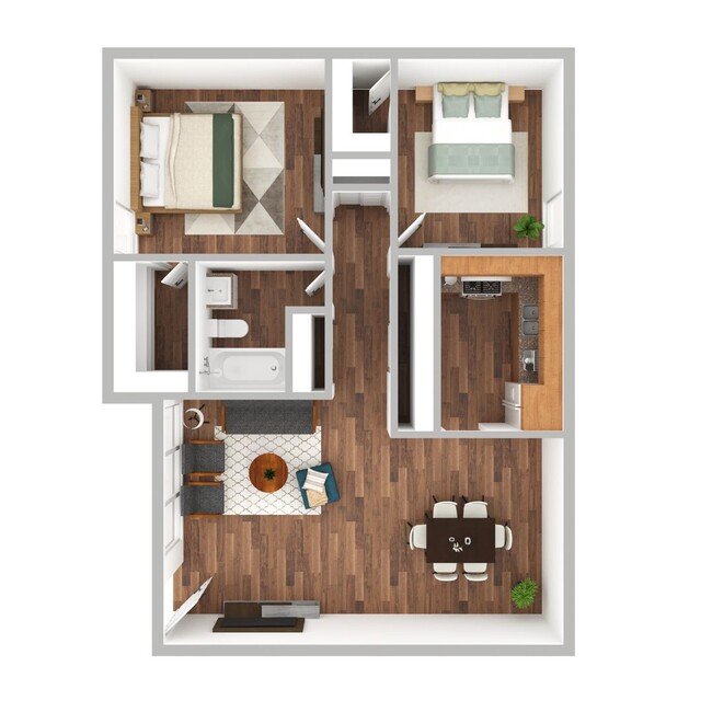 Floorplan - Gable Oaks Apartments
