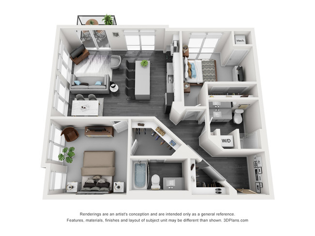 Floorplan - Green on 4th