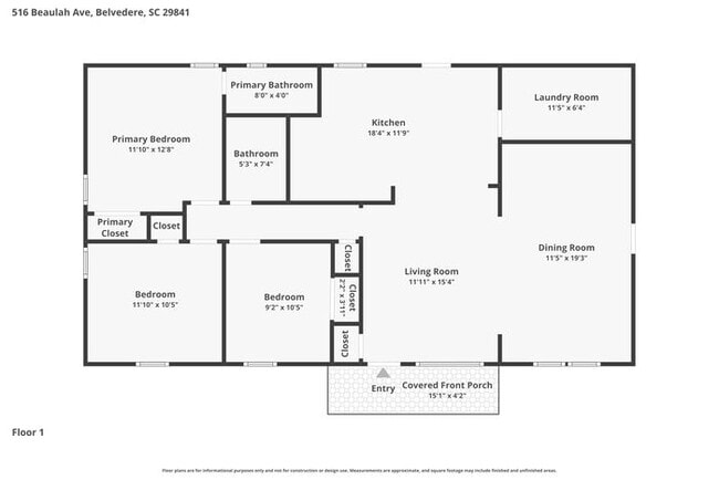 Building Photo - Charming 3 Bedroom Brick Home in North Augusta, SC