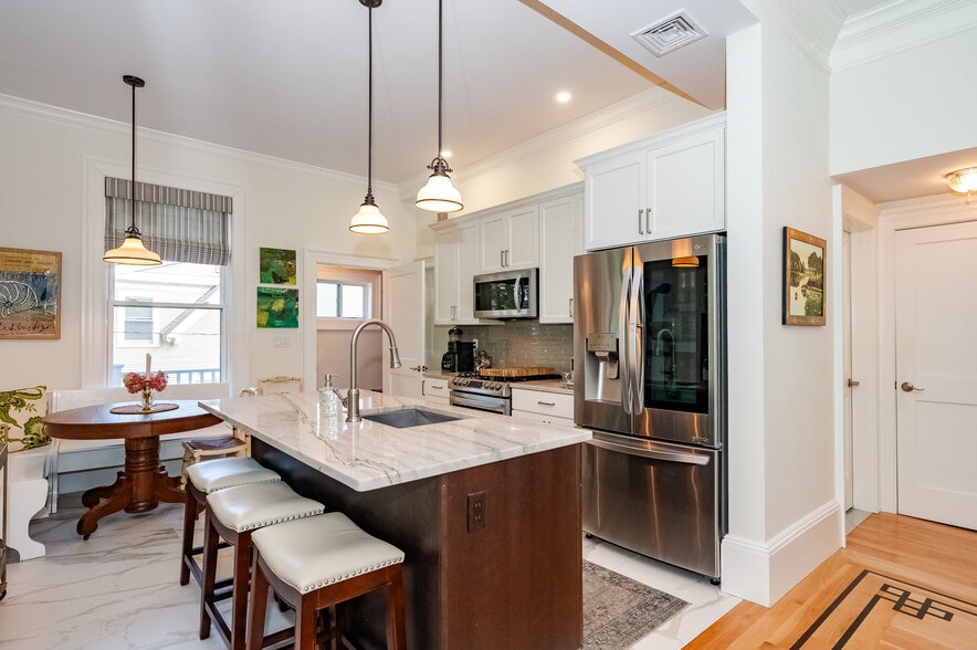 42" tall painted wall cabinets - 229 Miller Ave