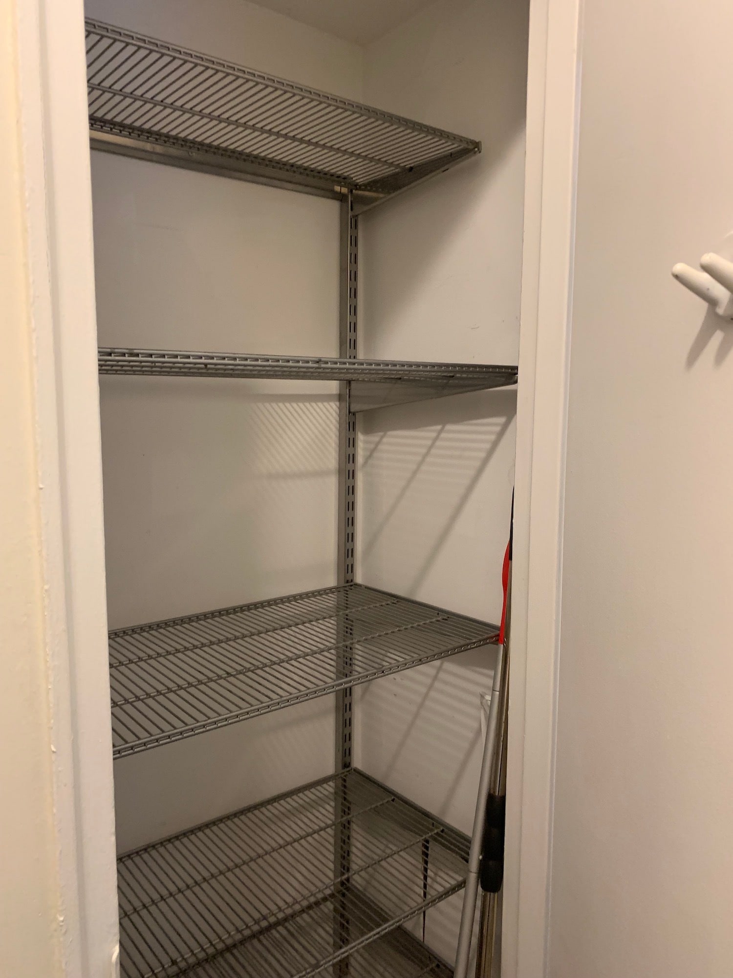 Elfa Storage Closet in Hall - 3601 Wisconsin Ave NW