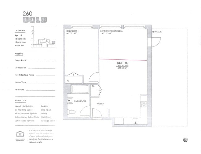 Floorplan - 260 Gold