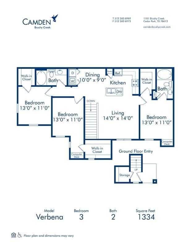 Floorplan - Camden Brushy Creek