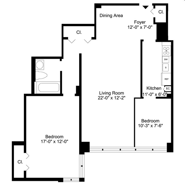 2BR/1BA - Briar Hill