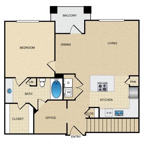 Floorplan - Ovation at Lewisville Apartment Homes