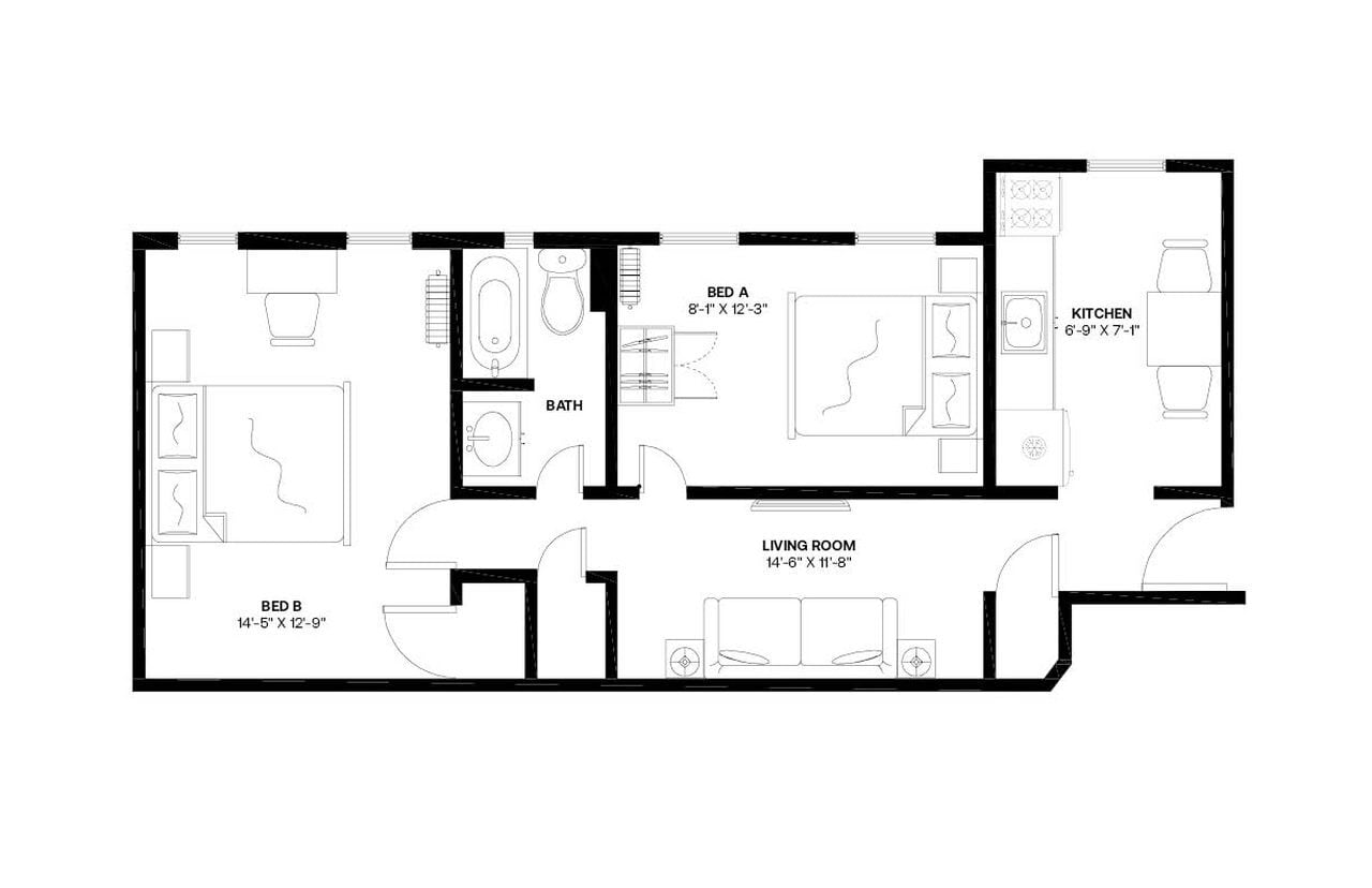 Building Photo - Room in Shared 2 bed/1 bath home