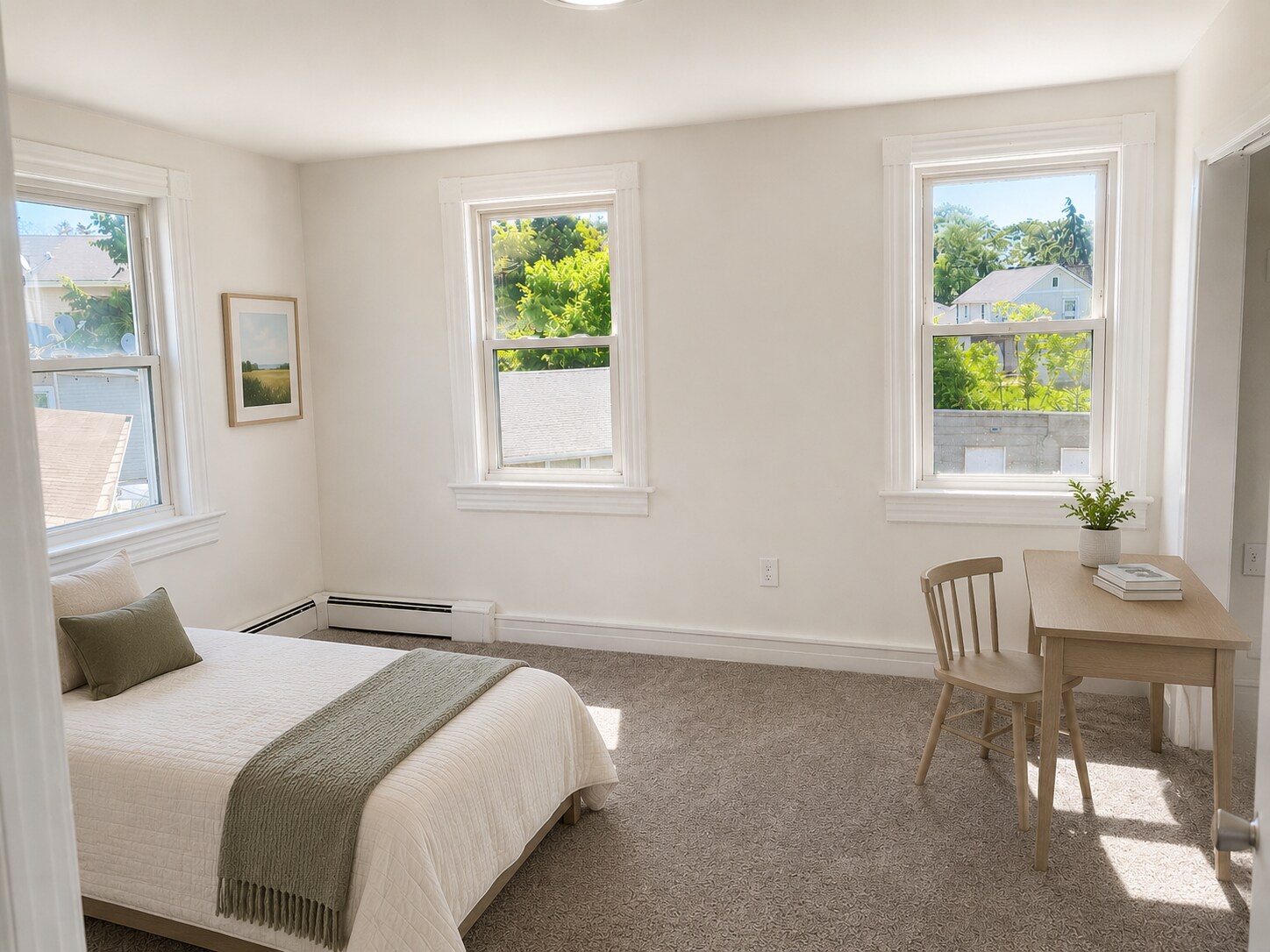 Bedroom 2 staged w/furniture - 131 S 7th Ave