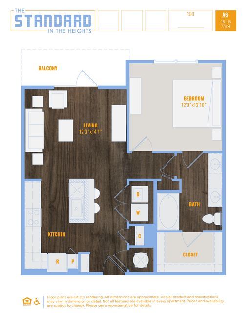 Floorplan - Standard in the Heights