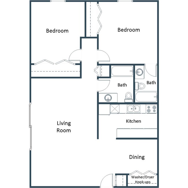 Floorplan - Sterling Pointe Apartment Community