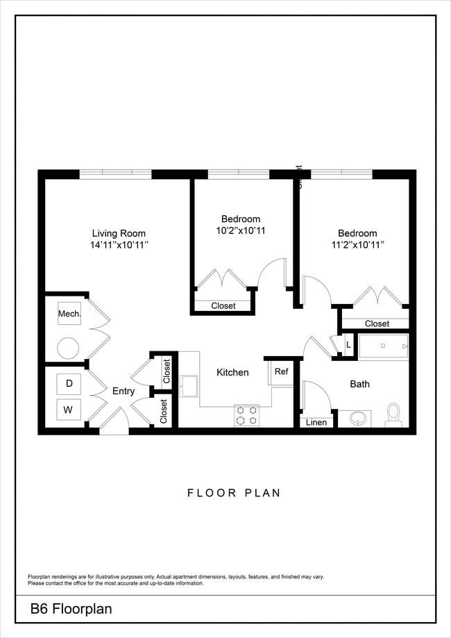 Floorplan - Bracken Square