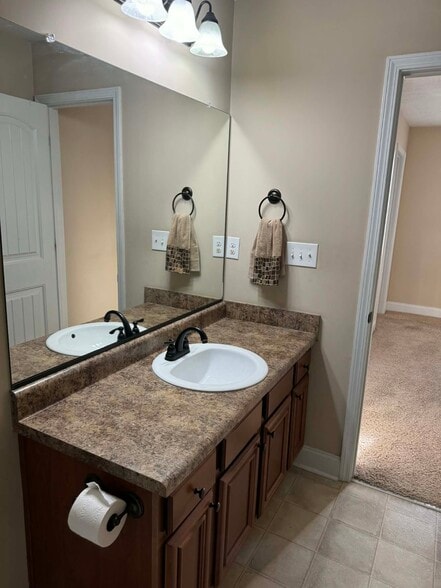 Guest bath vanity - 232 High Meadows Cir