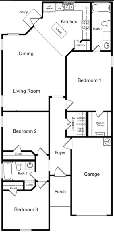 Floorplan - 3451 Stoney