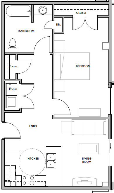 Floorplan - Skyview Park Apartments - A 55+ Community