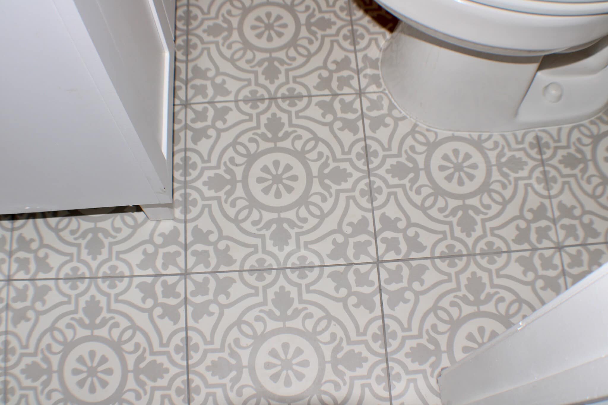 Brand new tile in the hall bathroom - 311 Paris Mountain Ave