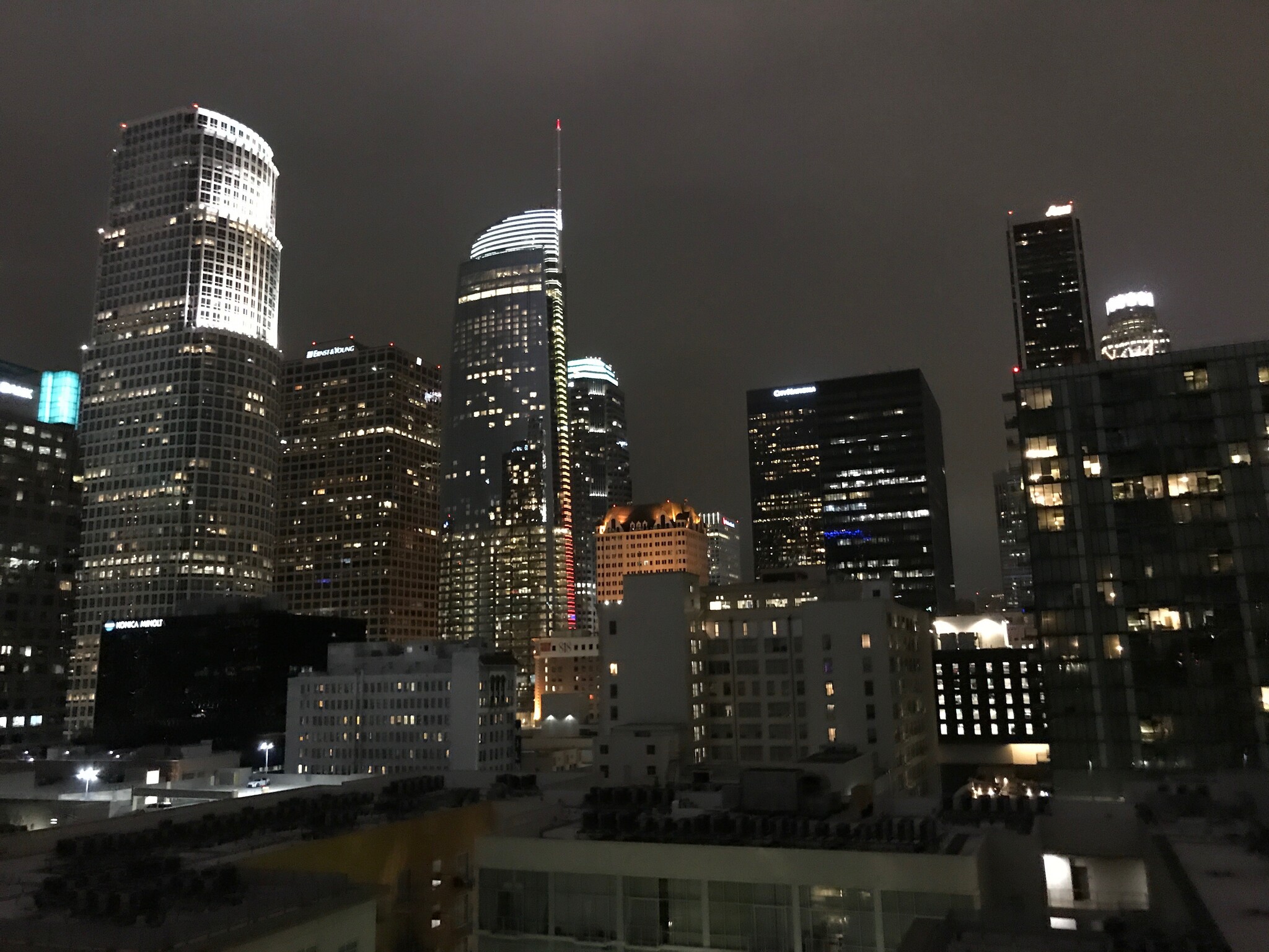 Night view from unit - 600 W 9th St