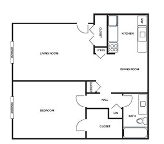 1BR/1BA - Maplecrest Apartments - Birmingham Apartme...