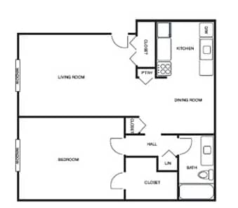 1BR/1BA - Maplecrest Apartments - Birmingham Apartments
