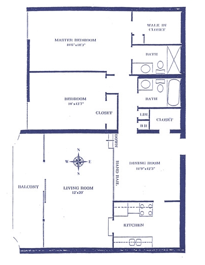 Floorplan - The Carlyle on the Lake