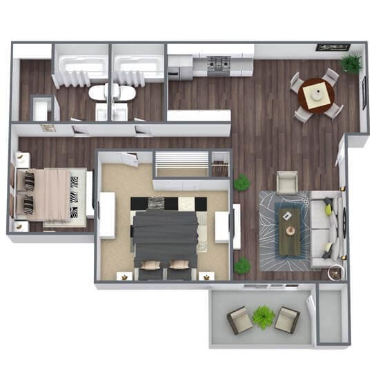 Floorplan - Accent on Sahara