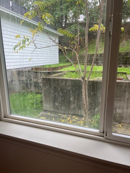 View of back yard from kitchen - 2143 SE Douglas Ave