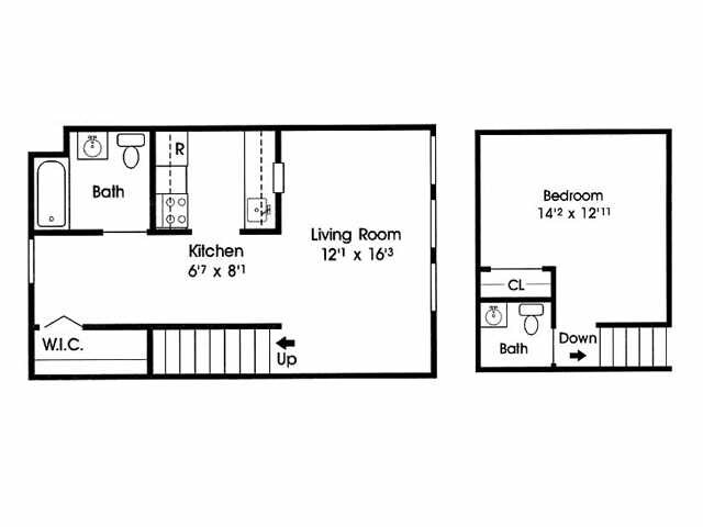 Floorplan - St. Patrick's Senior Disabled Apartments