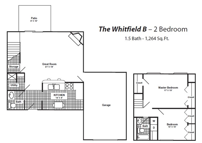 2BR/1.5BA - Harbor Ridge at Landen Apartments