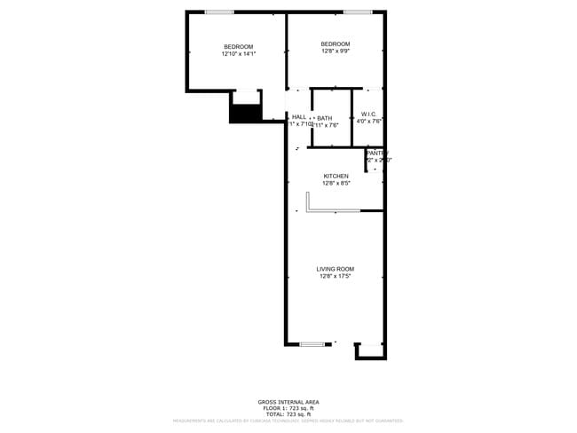 Floorplan - River Market Flats
