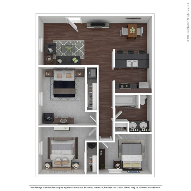 Floorplan - Chesterfield Apartments