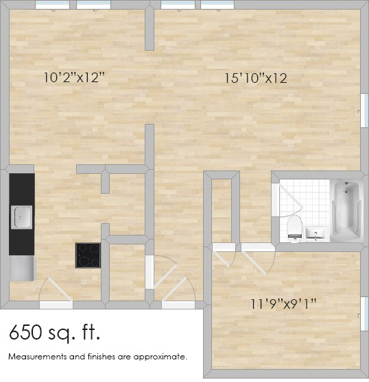 Floorplan - 504-508 S. Cuyler Ave.