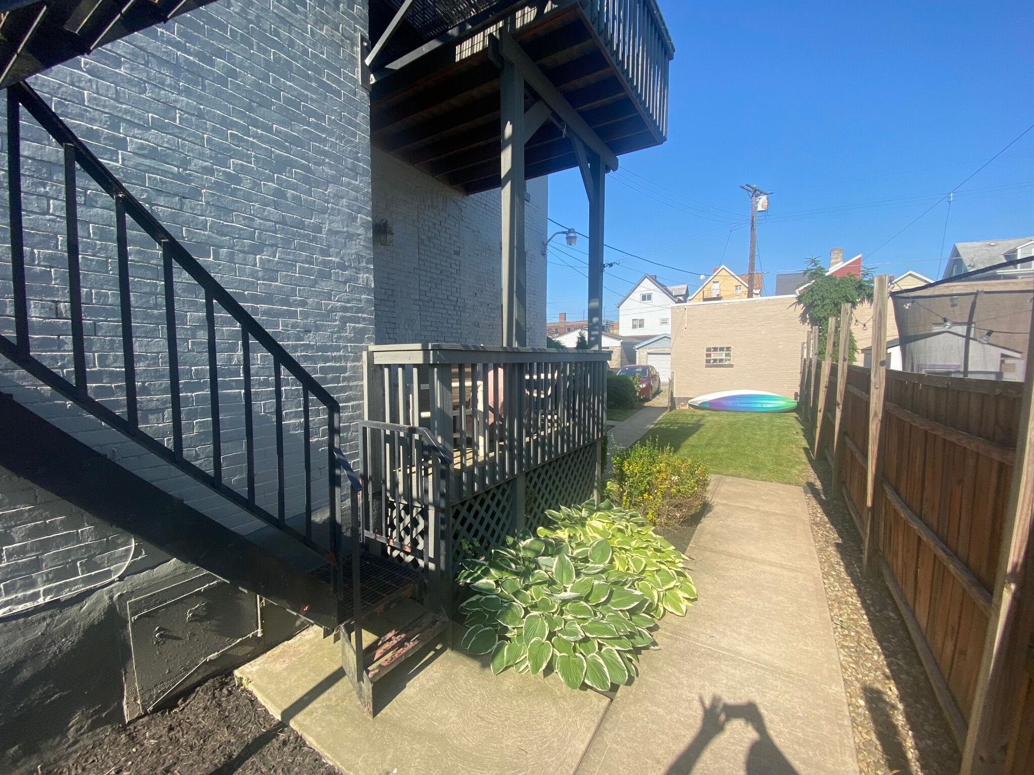 Back private porch - 432 S Pacific Ave